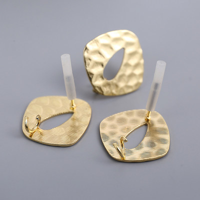 10 tk/komplekt DIY Kõrvarõngad Seadistus Roostevabast Terasest Geomeetriline Ümmargune Kõrvarõngas Kõrvarõngad Aluse Ühendused Ehete valmistamise Aksessuaarid