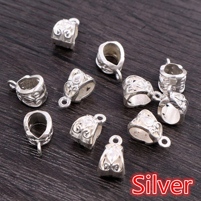 20 de bucăți 13x8x8mm Mărgele Cauțiuni Pandantive Fabricare de bijuterii Colier de bricolaj Mărgele placate cu argint Antic Cauțiuni Pandantive Mărgele Charm Cauțiune