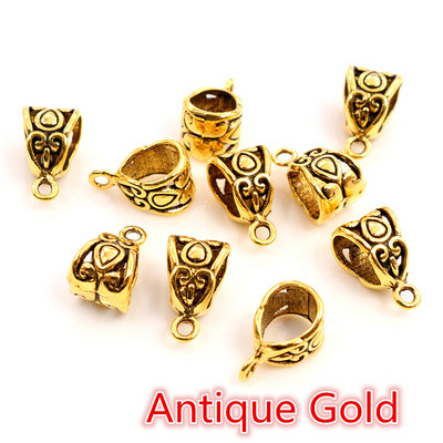 20 de bucăți 13x8x8mm Mărgele Cauțiuni Pandantive Fabricare de bijuterii Colier de bricolaj Mărgele placate cu argint Antic Cauțiuni Pandantive Mărgele Charm Cauțiune