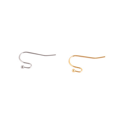 50 τμχ Σκουλαρίκια από ανοξείδωτο ατσάλι Findings DIY Ear Hooks Accessories Earwire clasps Hooks Jewelry for Making Earring Supplies Parts