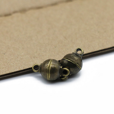 5 ΤΕΜ Στρογγυλά μαγνητικά κουμπώματα 6/8/10mm Μπίλια μαγνητικά κουμπώματα Ακραία κούμπωμα για βραχιόλια Κολιέ DIY Jewelry Making Findings