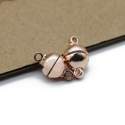 5 ΤΕΜ Στρογγυλά μαγνητικά κουμπώματα 6/8/10mm Μπίλια μαγνητικά κουμπώματα Ακραία κούμπωμα για βραχιόλια Κολιέ DIY Jewelry Making Findings