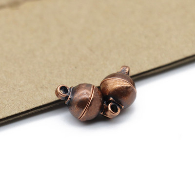 5 ΤΕΜ Στρογγυλά μαγνητικά κουμπώματα 6/8/10mm Μπίλια μαγνητικά κουμπώματα Ακραία κούμπωμα για βραχιόλια Κολιέ DIY Jewelry Making Findings