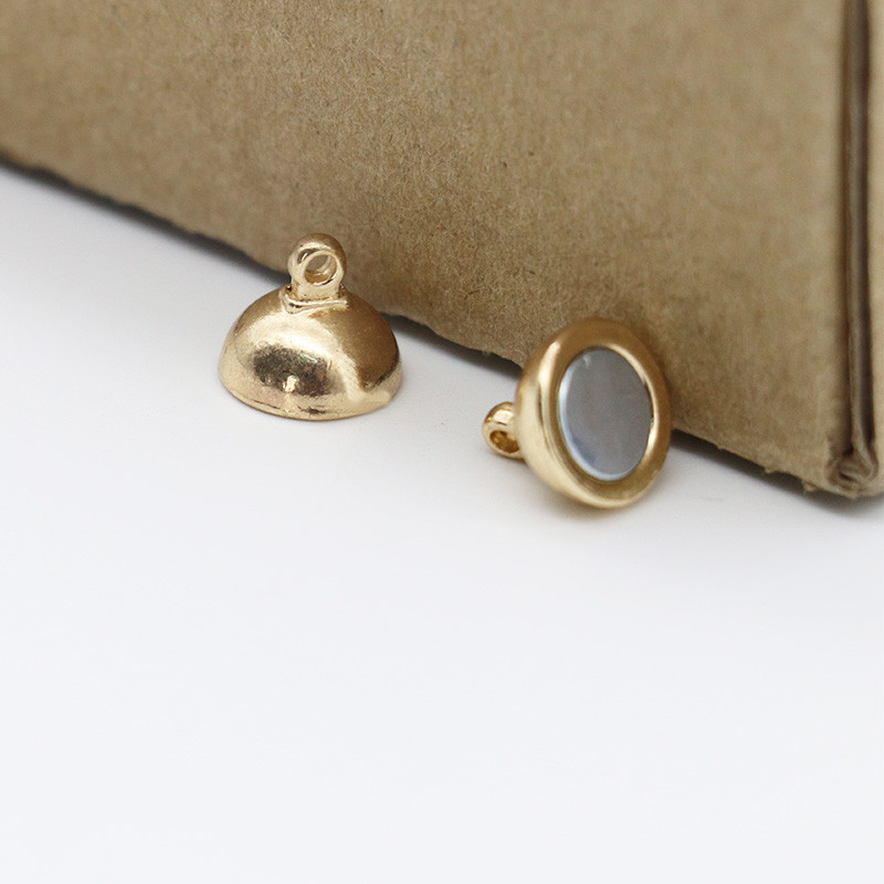 5 ΤΕΜ Στρογγυλά μαγνητικά κουμπώματα 6/8/10mm Μπίλια μαγνητικά κουμπώματα Ακραία κούμπωμα για βραχιόλια Κολιέ DIY Jewelry Making Findings