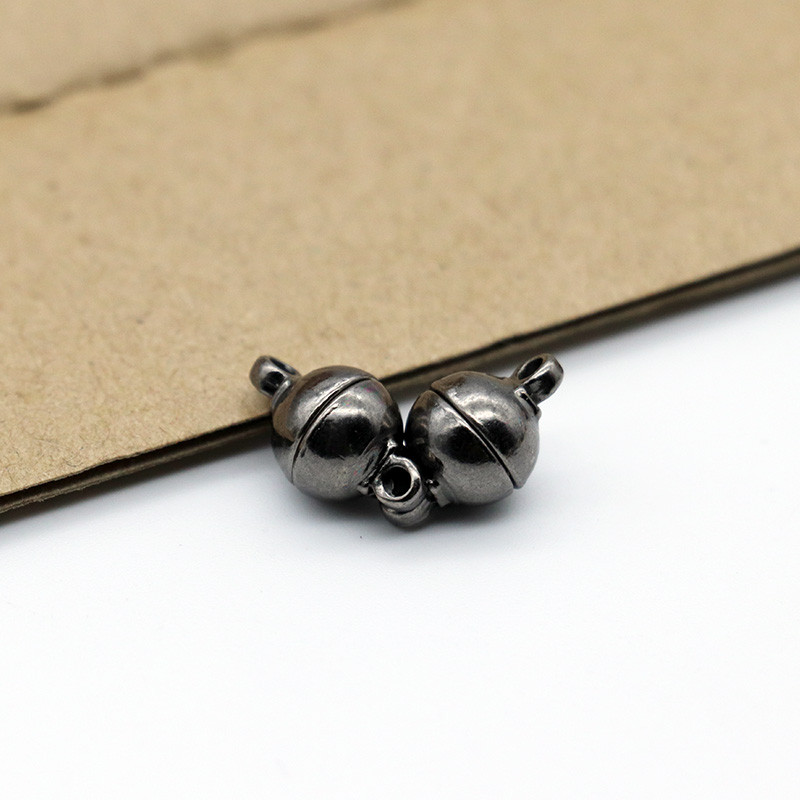 5 ΤΕΜ Στρογγυλά μαγνητικά κουμπώματα 6/8/10mm Μπίλια μαγνητικά κουμπώματα Ακραία κούμπωμα για βραχιόλια Κολιέ DIY Jewelry Making Findings