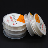 1/10 rulonų 0,5/0,6/0,7/0,8/1mm skaidrus nailonas Tvirtas tamprus virvelė Juvelyrinių siūlų karoliukai Elastinė meškerės viela papuošalų gamyba