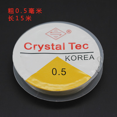 1/10 rulonų 0,5/0,6/0,7/0,8/1mm skaidrus nailonas Tvirtas tamprus virvelė Juvelyrinių siūlų karoliukai Elastinė meškerės viela papuošalų gamyba