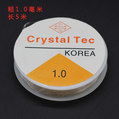 1/10 rulonų 0,5/0,6/0,7/0,8/1mm skaidrus nailonas Tvirtas tamprus virvelė Juvelyrinių siūlų karoliukai Elastinė meškerės viela papuošalų gamyba