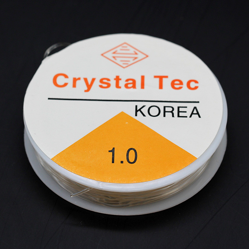 1/10 rulonų 0,5/0,6/0,7/0,8/1mm skaidrus nailonas Tvirtas tamprus virvelė Juvelyrinių siūlų karoliukai Elastinė meškerės viela papuošalų gamyba