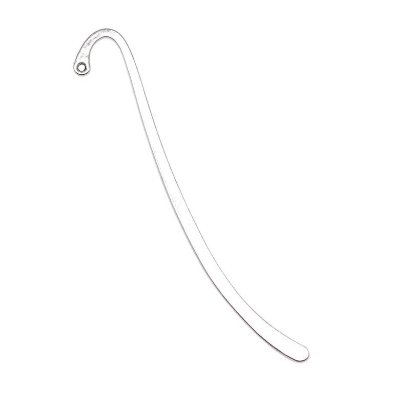 WYSIWYG 5τμχ 86mm γυαλιστεροί σελιδοδείκτες για κοσμήματα Κατασκευή κοσμημάτων Ευρήματα αντίκες μπρονζέ Χρώμα αντίκες ασημί