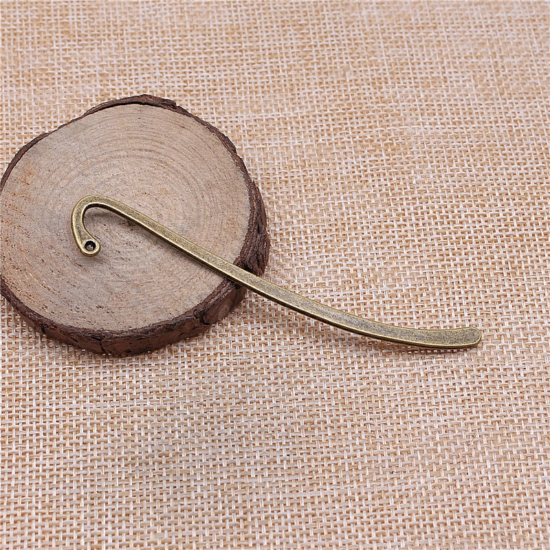 WYSIWYG 5τμχ 86mm γυαλιστεροί σελιδοδείκτες για κοσμήματα Κατασκευή κοσμημάτων Ευρήματα αντίκες μπρονζέ Χρώμα αντίκες ασημί