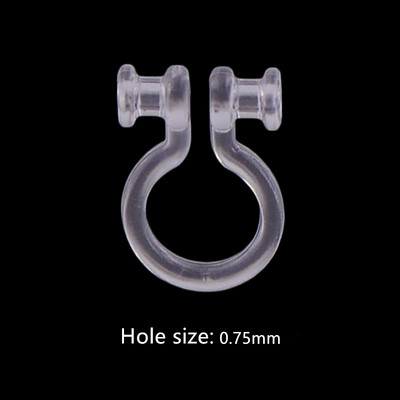 20 tk uut saabunud varjatud läbipaistev kõrvaklamber ehete jaoks, mis teeb selgeks U-kujulised kõrvarõngad. Tee ise ehete leiud