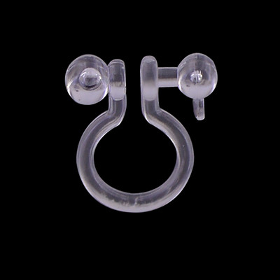 20 tk uut saabunud varjatud läbipaistev kõrvaklamber ehete jaoks, mis teeb selgeks U-kujulised kõrvarõngad. Tee ise ehete leiud