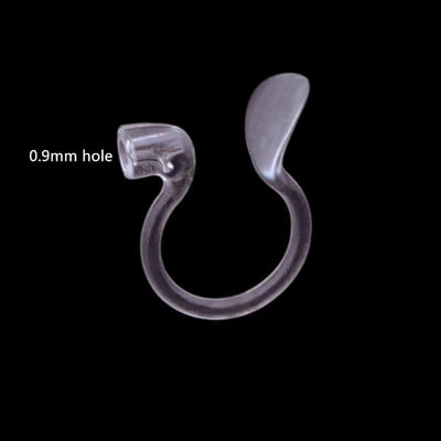 20 tk uut saabunud varjatud läbipaistev kõrvaklamber ehete jaoks, mis teeb selgeks U-kujulised kõrvarõngad. Tee ise ehete leiud