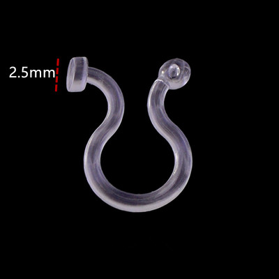 20 tk uut saabunud varjatud läbipaistev kõrvaklamber ehete jaoks, mis teeb selgeks U-kujulised kõrvarõngad. Tee ise ehete leiud