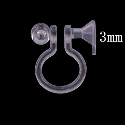 20 tk uut saabunud varjatud läbipaistev kõrvaklamber ehete jaoks, mis teeb selgeks U-kujulised kõrvarõngad. Tee ise ehete leiud