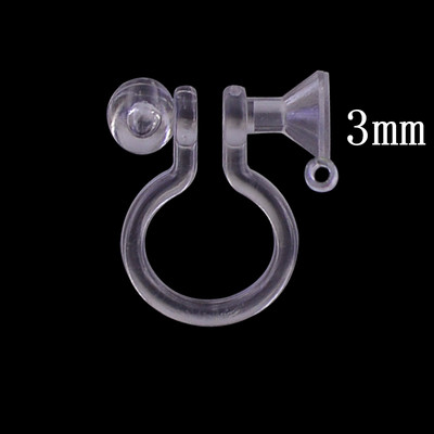 20 tk uut saabunud varjatud läbipaistev kõrvaklamber ehete jaoks, mis teeb selgeks U-kujulised kõrvarõngad. Tee ise ehete leiud