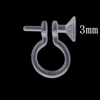 20 tk uut saabunud varjatud läbipaistev kõrvaklamber ehete jaoks, mis teeb selgeks U-kujulised kõrvarõngad. Tee ise ehete leiud