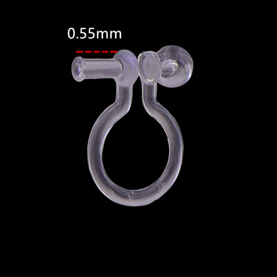 20 tk uut saabunud varjatud läbipaistev kõrvaklamber ehete jaoks, mis teeb selgeks U-kujulised kõrvarõngad. Tee ise ehete leiud