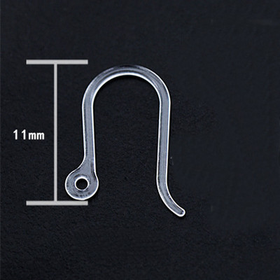 20 tk uut saabunud varjatud läbipaistev kõrvaklamber ehete jaoks, mis teeb selgeks U-kujulised kõrvarõngad. Tee ise ehete leiud