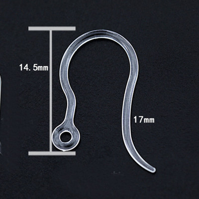 20 tk uut saabunud varjatud läbipaistev kõrvaklamber ehete jaoks, mis teeb selgeks U-kujulised kõrvarõngad. Tee ise ehete leiud