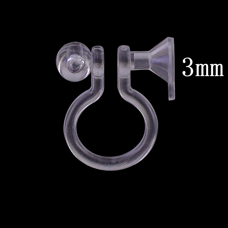 20 tk uut saabunud varjatud läbipaistev kõrvaklamber ehete jaoks, mis teeb selgeks U-kujulised kõrvarõngad. Tee ise ehete leiud