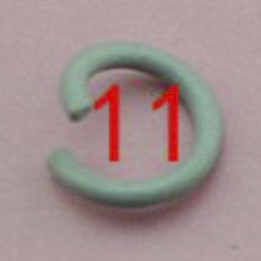 100 tk/partii 1,2 x 8 mm värvilised metallist isetegemise ehted Avatud ühe silmustega hüpperõngad ja poolitatud sõrmus ehete valmistamiseks