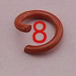 100 tk/partii 1,2 x 8 mm värvilised metallist isetegemise ehted Avatud ühe silmustega hüpperõngad ja poolitatud sõrmus ehete valmistamiseks