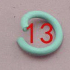 100 tk/partii 1,2 x 8 mm värvilised metallist isetegemise ehted Avatud ühe silmustega hüpperõngad ja poolitatud sõrmus ehete valmistamiseks