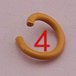 100 tk/partii 1,2 x 8 mm värvilised metallist isetegemise ehted Avatud ühe silmustega hüpperõngad ja poolitatud sõrmus ehete valmistamiseks