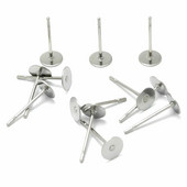 100 tk 316 keskkonnaallergia roostevabast terasest lamedad kõrvanõelad isetehtud titaanist terasest vahvlite kõrvarõngad, tarvikud