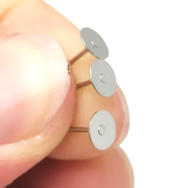 100 tk 316 keskkonnaallergia roostevabast terasest lamedad kõrvanõelad isetehtud titaanist terasest vahvlite kõrvarõngad, tarvikud