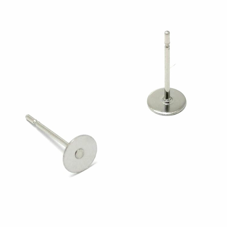 100 tk 316 keskkonnaallergia roostevabast terasest lamedad kõrvanõelad isetehtud titaanist terasest vahvlite kõrvarõngad, tarvikud