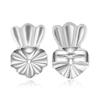 Magic Crown Clover Crossing Earring Lift Backs Support Υποαλλεργικά σκουλαρίκια Lift Lifters Ταιριάζει σε όλα τα κοσμήματα Ευρήματα χαλκός