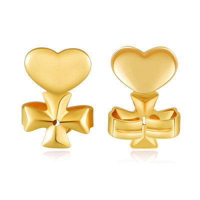 Magic Crown Clover Crossing Earring Lift Backs Support Υποαλλεργικά σκουλαρίκια Lift Lifters Ταιριάζει σε όλα τα κοσμήματα Ευρήματα χαλκός