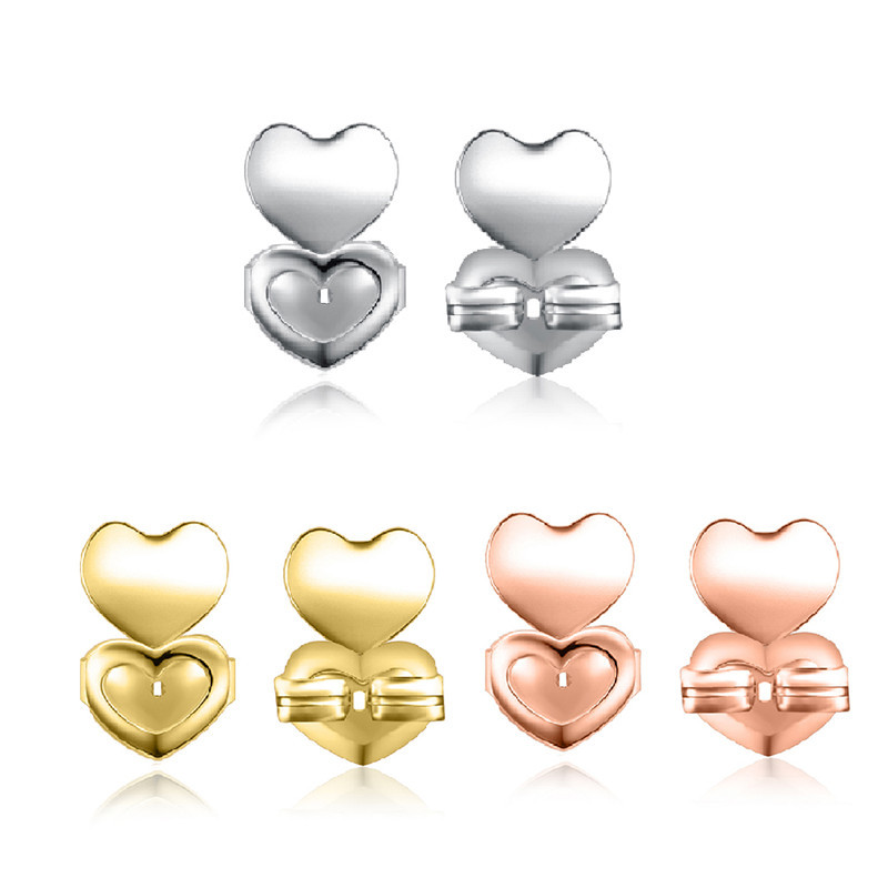 Magic Crown Clover Crossing Earring Lift Backs Support Υποαλλεργικά σκουλαρίκια Lift Lifters Ταιριάζει σε όλα τα κοσμήματα Ευρήματα χαλκός