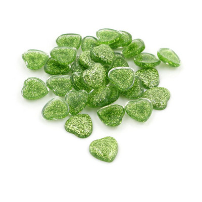 Uus mood 40 tk 12 mm südamestiili segavärvide lame seljaosa vaigust kabošonid kaameo käevõru jaoks kõrvarõngaste tarvikud