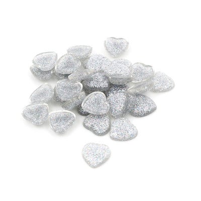 Uus mood 40 tk 12 mm südamestiili segavärvide lame seljaosa vaigust kabošonid kaameo käevõru jaoks kõrvarõngaste tarvikud