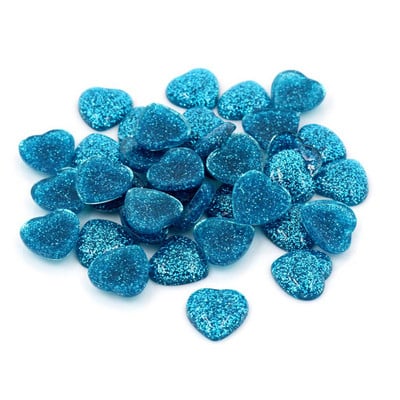 Uus mood 40 tk 12 mm südamestiili segavärvide lame seljaosa vaigust kabošonid kaameo käevõru jaoks kõrvarõngaste tarvikud