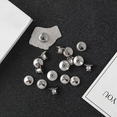 5-10 tk/komplekt Hõbedane prossnõel, taga lukustushoidjad Turvaline lukustus sidur Deluxe Pin BacK märgi ripatsid isetegemise ehete jaoks