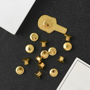 5~10 броя/компл. Silvercolor брошка Pin Back Locking Keepers Secure Locking Clutch Deluxe Pin Back Badge Висулки за Направи си сам бижута