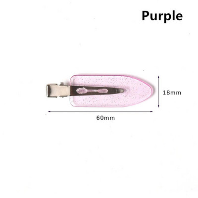 10/20 tk joonisfilmi juukseklambrid läbipaistvad sädelevad värvilised juuksenõelad peakatete alus DIY ehete valmistamine juuksenõelte tarvikud pikkus 6 cm