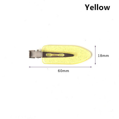 10/20 tk joonisfilmi juukseklambrid läbipaistvad sädelevad värvilised juuksenõelad peakatete alus DIY ehete valmistamine juuksenõelte tarvikud pikkus 6 cm