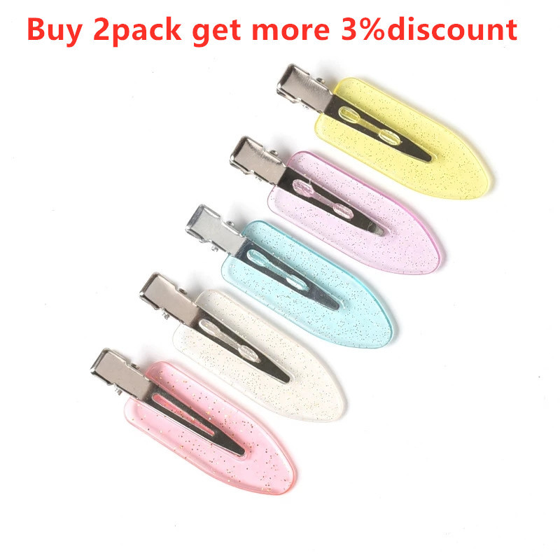 10/20 tk joonisfilmi juukseklambrid läbipaistvad sädelevad värvilised juuksenõelad peakatete alus DIY ehete valmistamine juuksenõelte tarvikud pikkus 6 cm