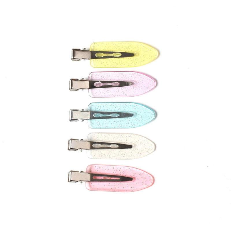 10/20 tk joonisfilmi juukseklambrid läbipaistvad sädelevad värvilised juuksenõelad peakatete alus DIY ehete valmistamine juuksenõelte tarvikud pikkus 6 cm