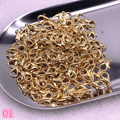 20 vnt 10/12/14 mm papuošalų kūrimo laisvi omarų užsegimai papuošalams gaminti „pasidaryk pats“ karolių apyrankių priedai