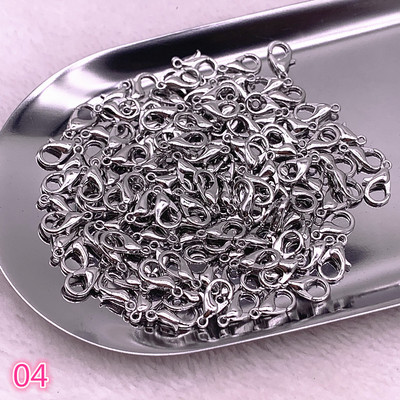 20 vnt 10/12/14 mm papuošalų kūrimo laisvi omarų užsegimai papuošalams gaminti „pasidaryk pats“ karolių apyrankių priedai