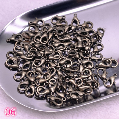 20 vnt 10/12/14 mm papuošalų kūrimo laisvi omarų užsegimai papuošalams gaminti „pasidaryk pats“ karolių apyrankių priedai