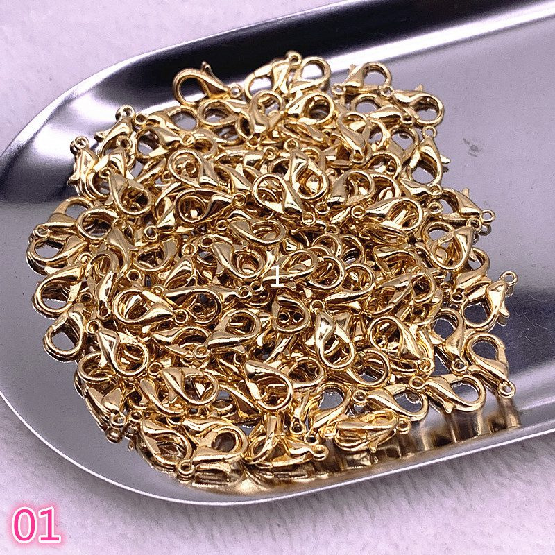 20 vnt 10/12/14 mm papuošalų kūrimo laisvi omarų užsegimai papuošalams gaminti „pasidaryk pats“ karolių apyrankių priedai