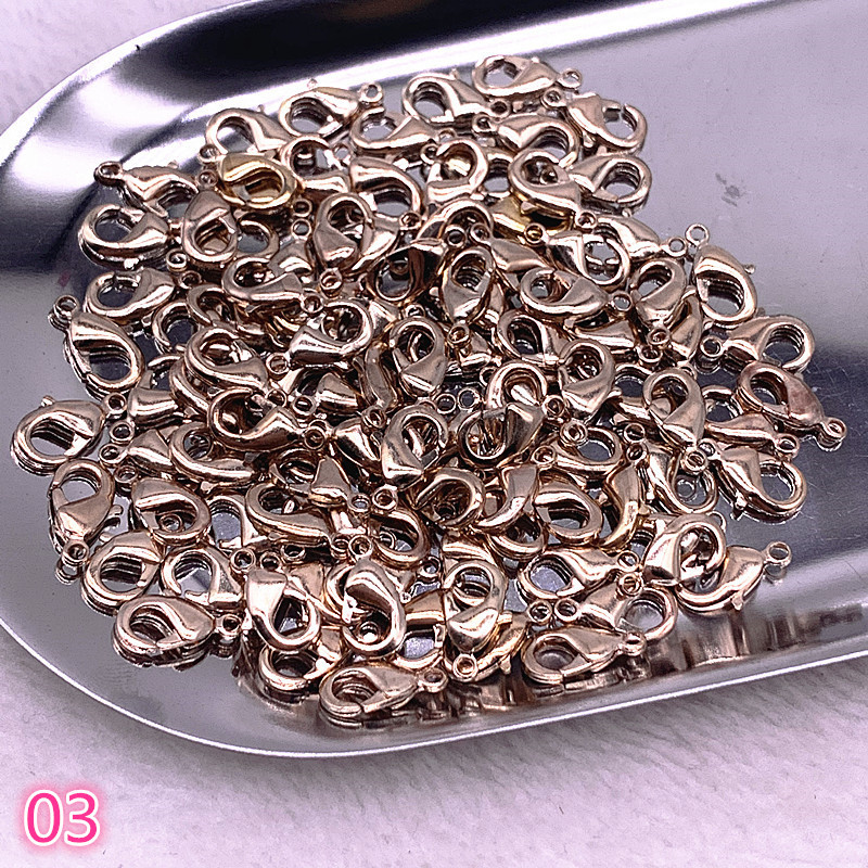 20 vnt 10/12/14 mm papuošalų kūrimo laisvi omarų užsegimai papuošalams gaminti „pasidaryk pats“ karolių apyrankių priedai